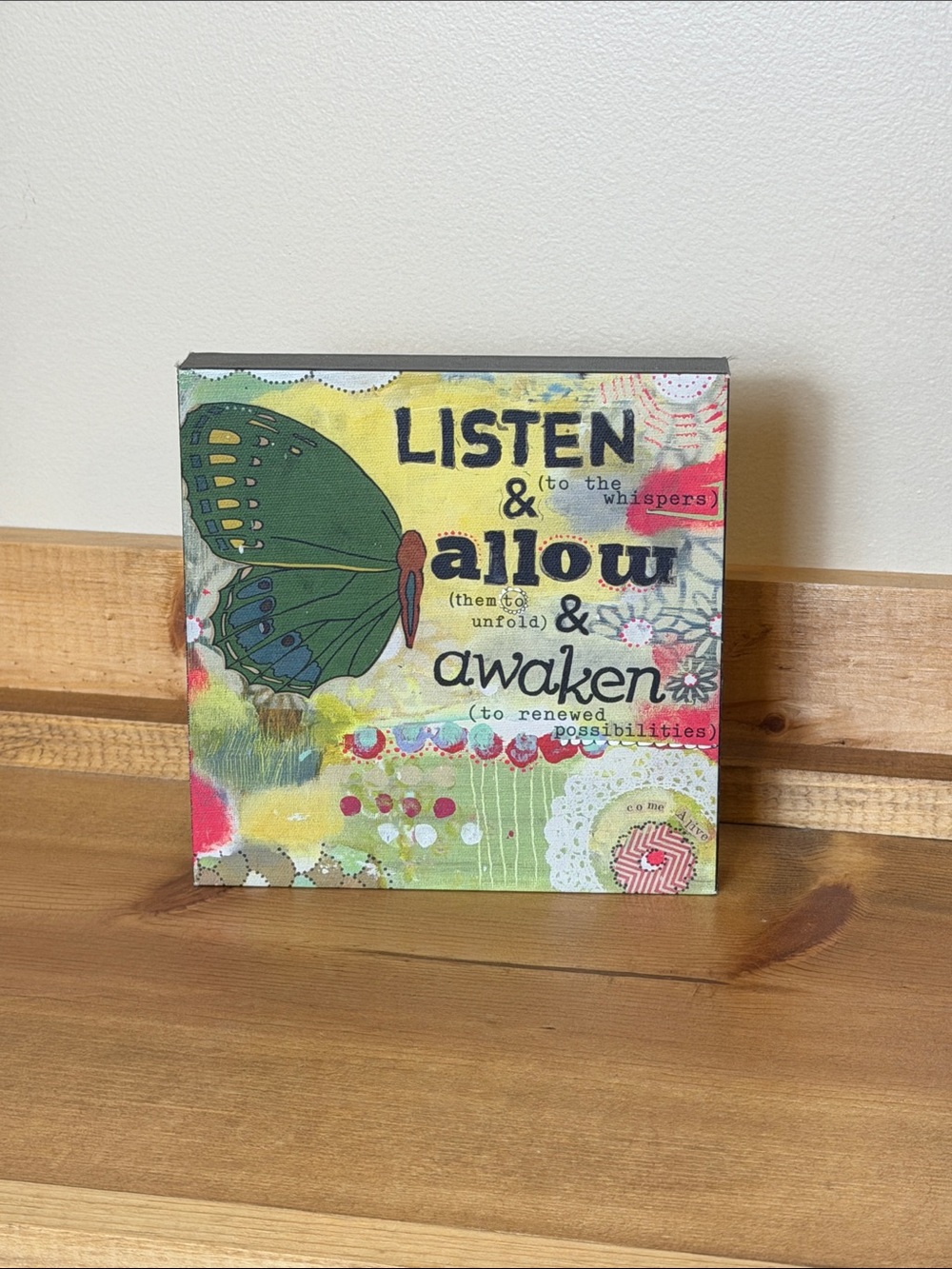Kelly Rae Roberts | Inspirational Butterfly Canvas Wall Art